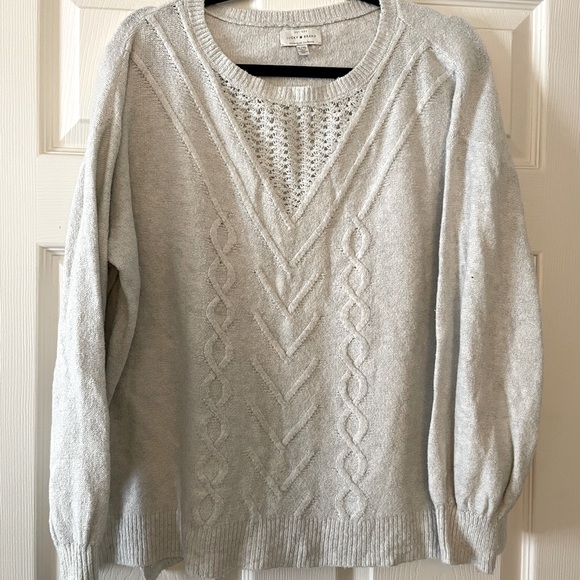 Lucky Brand Oatmeal Light Sweater - Picture 1 of 3